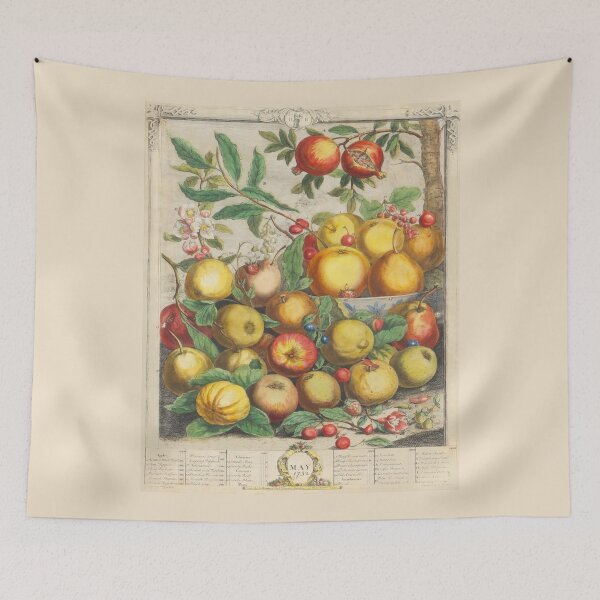 Item preview, May, from The Twelve Months of Fruits, by Robert Furber (1732) High definition designed and sold by MINDTHECHERRY.