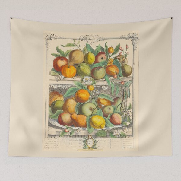 Item preview, April, from The Twelve Months of Fruits, by Robert Furber (1732) High definition designed and sold by MINDTHECHERRY.