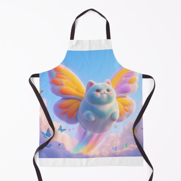 Item preview, butterfly-cat in fairy tale land designed and sold by Animal-artworld.