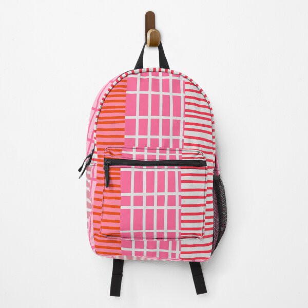 Item preview, Finnish Patchwork Vertical Stripe Pattern in Pink designed and sold by kierkegaard.