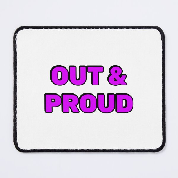 Item preview, National Coming Out Day - out and proud designed and sold by Inspirationmotivation.