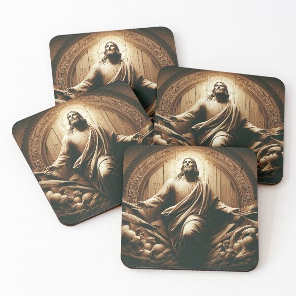 Item preview, Jesus in woodwork designed and sold by JEC Productions.