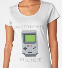 90s Retro Gamer Video Game Women's Premium T-Shirt