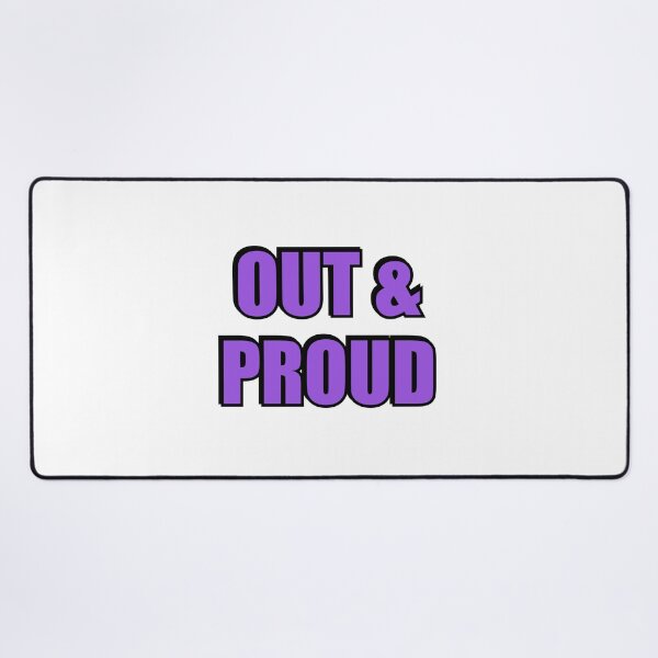 Item preview, National Coming Out Day - out and proud designed and sold by Inspirationmotivation.