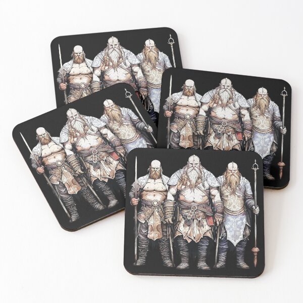 Item preview, Viking Warrior Three Bosses #8 designed and sold by SteadyRolling.