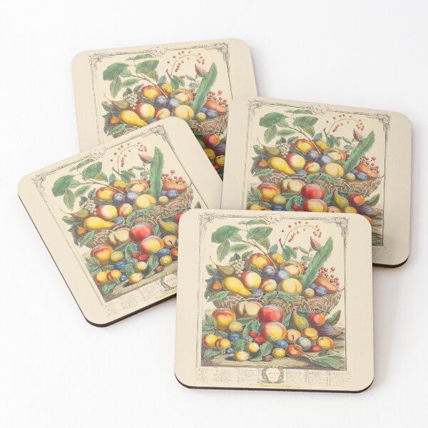 Item preview, July, from The Twelve Months of Fruits, by Robert Furber (1732) High definition designed and sold by MINDTHECHERRY.