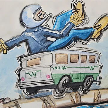 Artwork thumbnail, Toy RV Ride by DrawnToColour