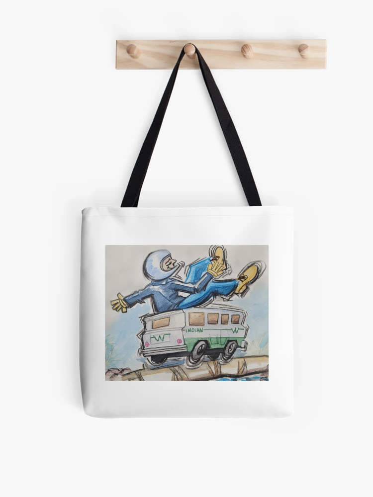 Thumbnail 1 of 2, Tote Bag, Toy RV Ride designed and sold by DrawnToColour.