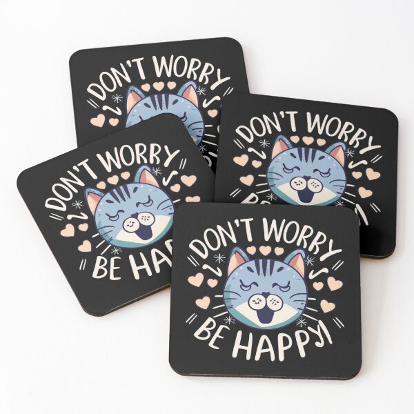 Item preview, Don't worry Be happy designed and sold by TrendyPalette.