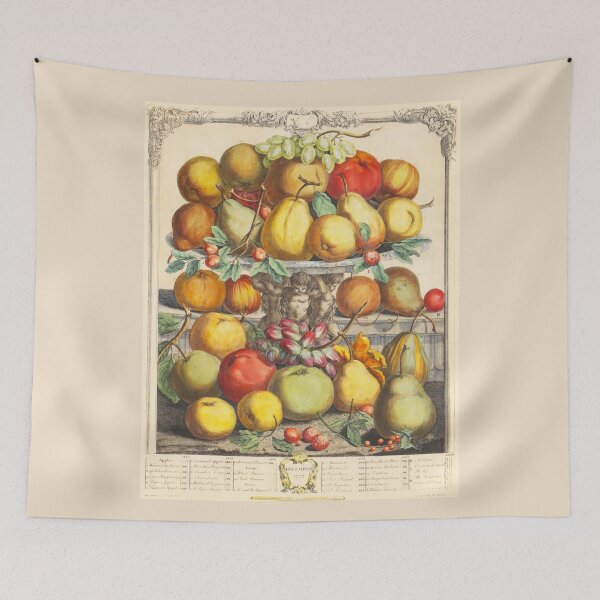 Item preview, December, from The Twelve Months of Fruits, by Robert Furber (1732) High definition designed and sold by MINDTHECHERRY.