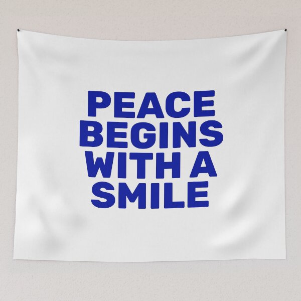Item preview, Peace Begins With A Smile designed and sold by Inspirationmotivation.