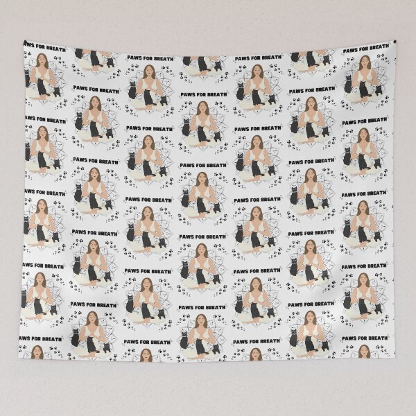 Item preview, Paws for breath, meditating with cats designed and sold by AleviryMayoral.
