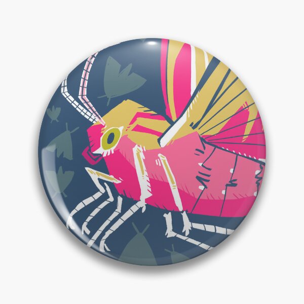 Item preview, elephant hawkmoth designed and sold by dinoserious.