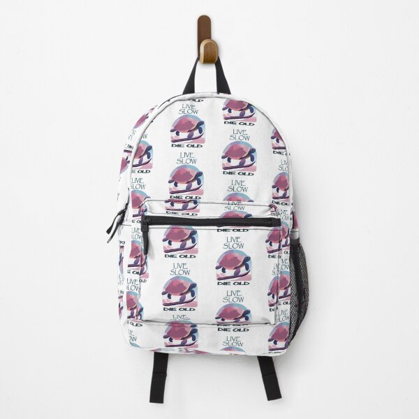 Item preview, LIVE SLOW DIE OLD CUTE TURTLE SURFING DESIGN designed and sold by Delicious Design ⭐⭐⭐⭐⭐.