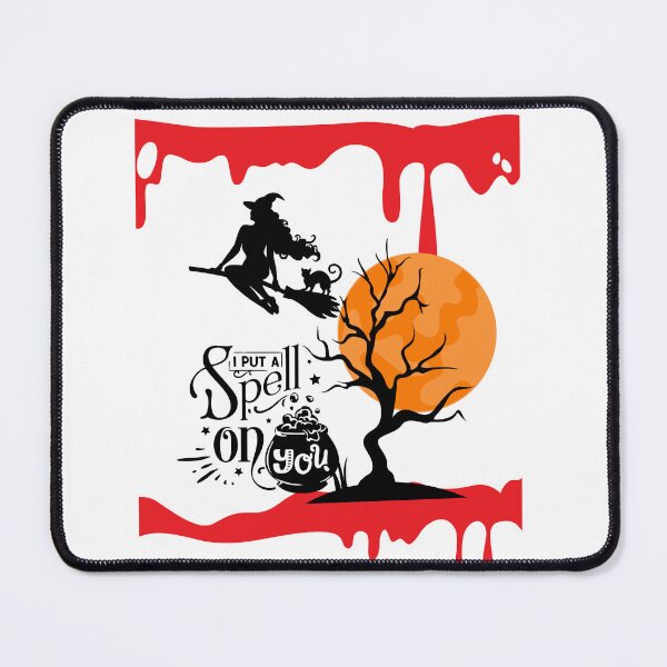 Item preview, Halloween: Witch Flying on Broomstick Over Moonlit Sky designed and sold by TaraTs.