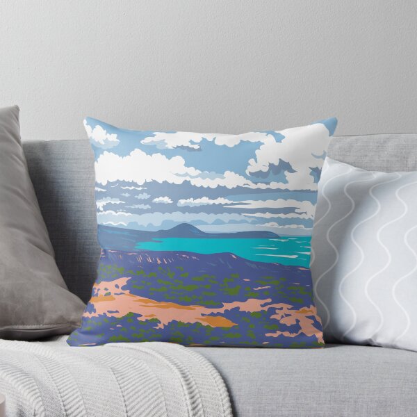 Item preview, Diamond Head Crater in Honolulu Hawaii WPA Poster Art designed and sold by patrimonio.