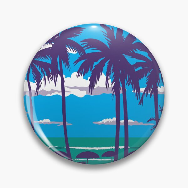 Item preview, Waikiki Beach in Honolulu Hawaii WPA Poster Art designed and sold by patrimonio.