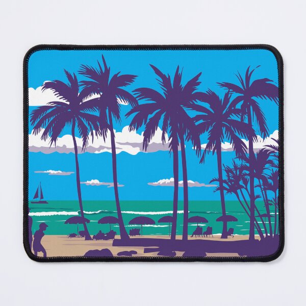 Item preview, Waikiki Beach in Honolulu Hawaii WPA Poster Art designed and sold by patrimonio.