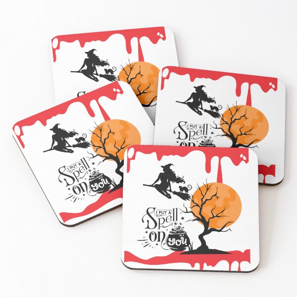 Item preview, Halloween: Witch Flying on Broomstick Over Moonlit Sky designed and sold by TaraTs.