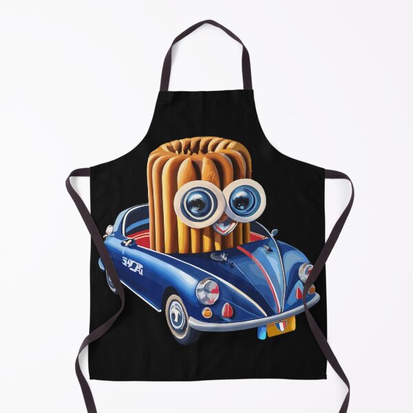 Item preview, Cute Sweet Canelé de bordeaux on a Little Blue French racing car: gift idea T-Shirt designed and sold by lemamis.