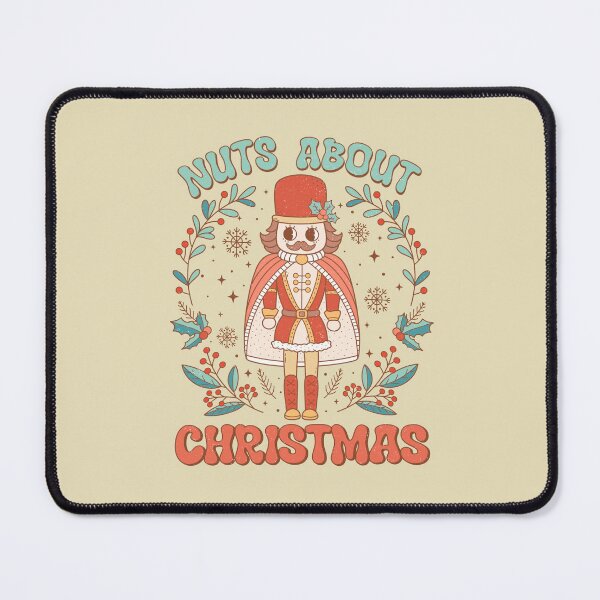 Item preview, Nuts About Christmas Nutcracker Christmas Holly designed and sold by ArtMeetsPizza.