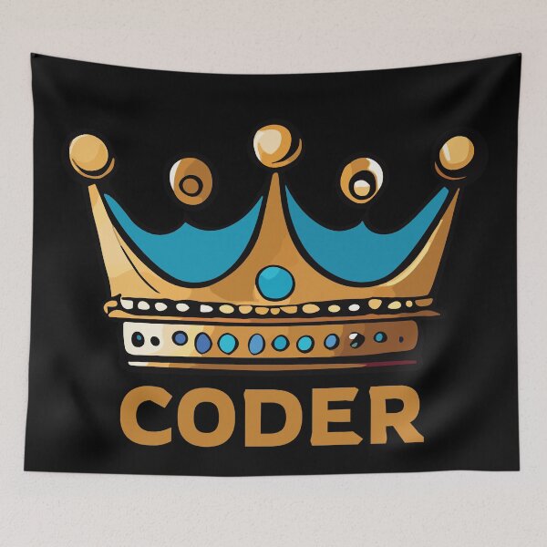 Item preview, King Coder designed and sold by twisted-dot.