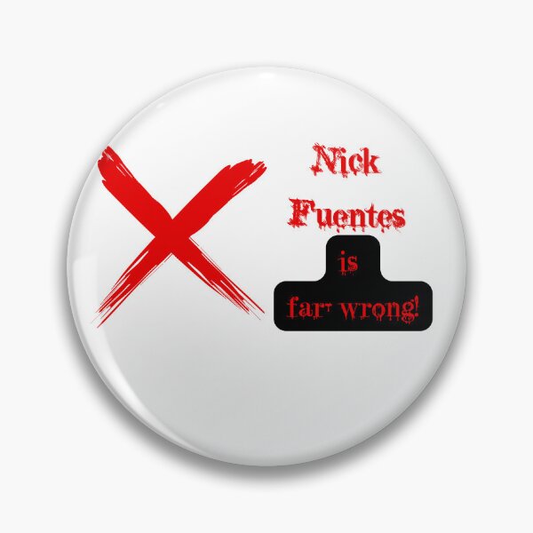 Item preview, Nick Fuentes is far wrong - Sticker designed and sold by GraphicGearHub.