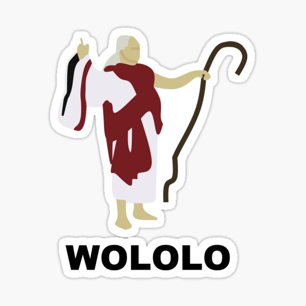 Wololo (Red) Sticker