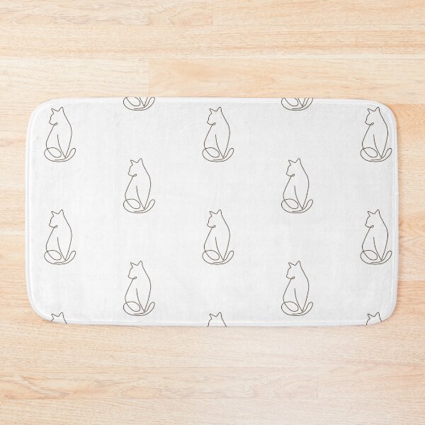 Item preview, Kitty cat line art designed and sold by adesignworld.