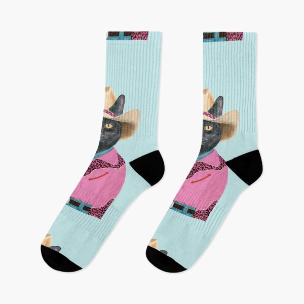 Item preview, Black Cat Cowboy Cat designed and sold by AnimalCrew.