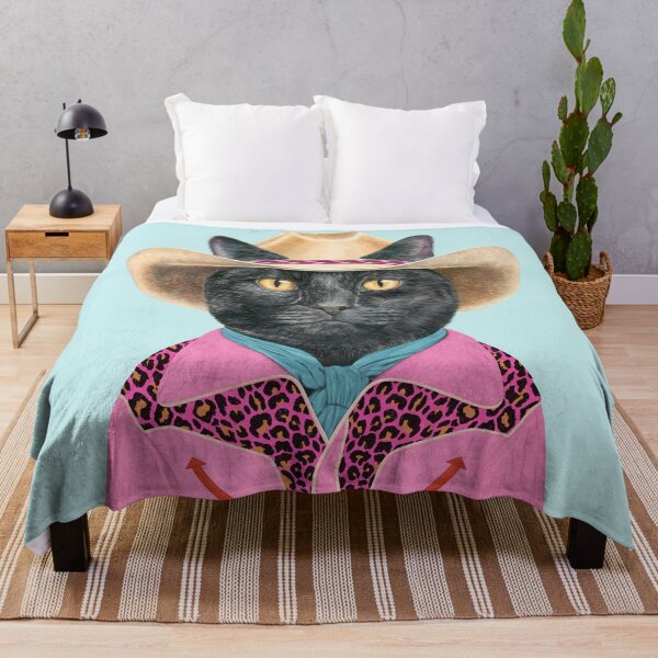 Item preview, Black Cat Cowboy Cat designed and sold by AnimalCrew.