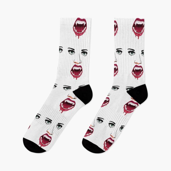 Item preview, Face with vampire mouth designed and sold by KinsOfTheArts.