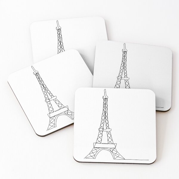 Item preview, Eiffel Tower line art designed and sold by adesignworld.