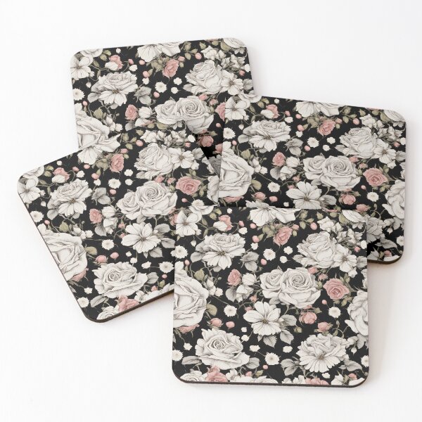 Item preview, A Pattern With Roses And Daisies Version 2 designed and sold by Art Intelligence.