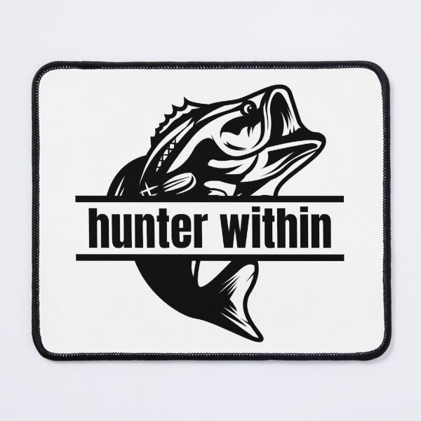 Item preview, Hunter within - fishing t-shirt designed and sold by BorczVisuals.
