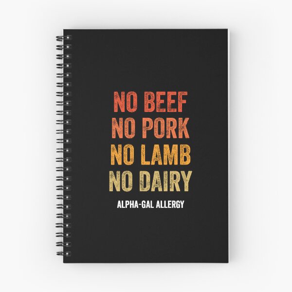 Item preview, No Beef Pork Lamb Dairy Alpha-Gal Allergy designed and sold by LADistrictGarb.