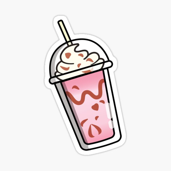 Item preview, Strawberry Frappe designed and sold by Jem Illustration.