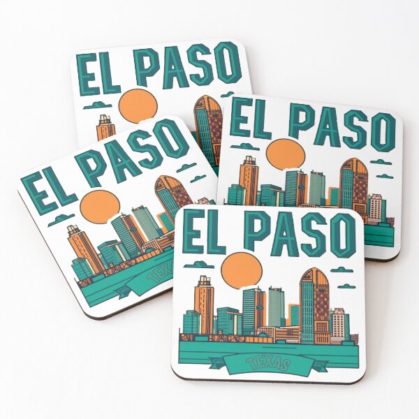 Item preview, El Paso, Texas | City Drawing designed and sold by CircinusStore.