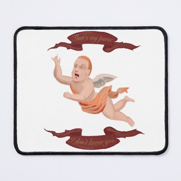 Item preview, That's My Purse Cherub designed and sold by Jabberbonk.