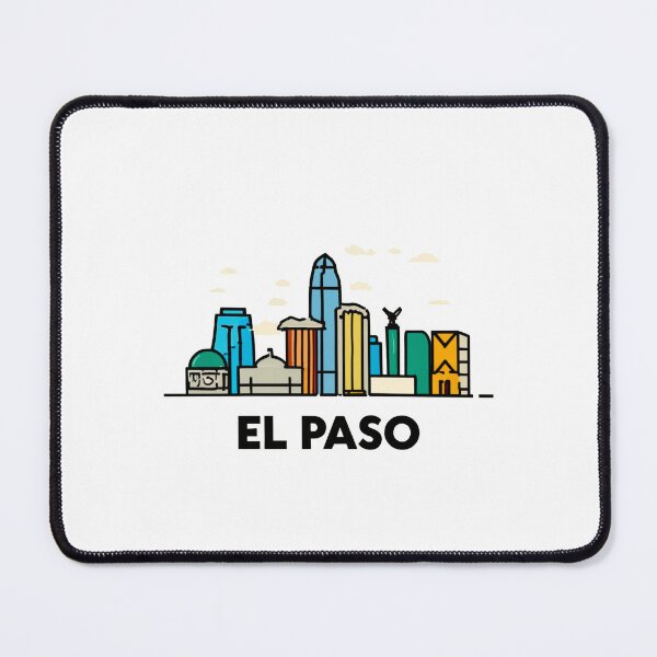 Item preview, El Paso, Texas | City Drawing Minimalist Style designed and sold by CircinusStore.