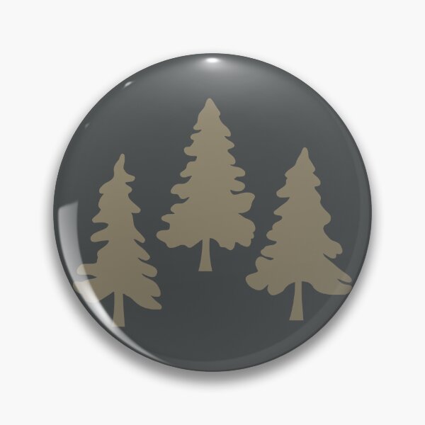Item preview, three golden pine trees designed and sold by PlkDesign.