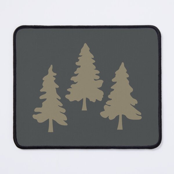 Item preview, three golden pine trees designed and sold by PlkDesign.