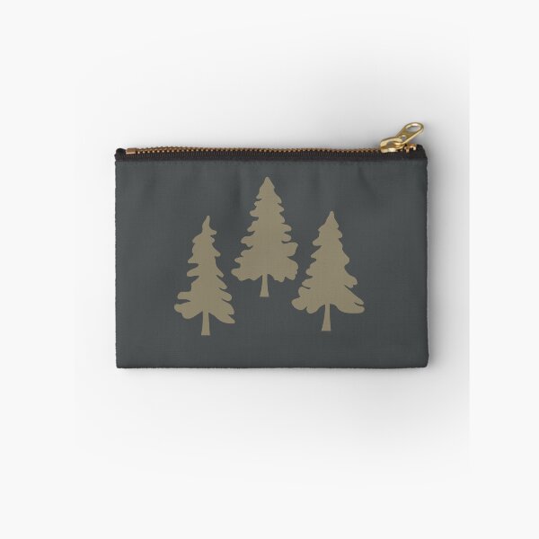 Item preview, three golden pine trees designed and sold by PlkDesign.