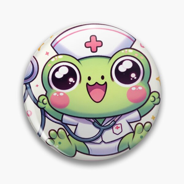 Item preview, Cute Anime Chibi Frog Nurse Congragulations card designed and sold by scopeyo.