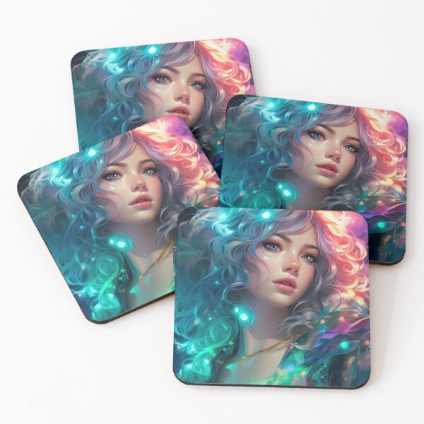 Item preview, Beautiful girl with fairy hair.  designed and sold by Zavdesign.