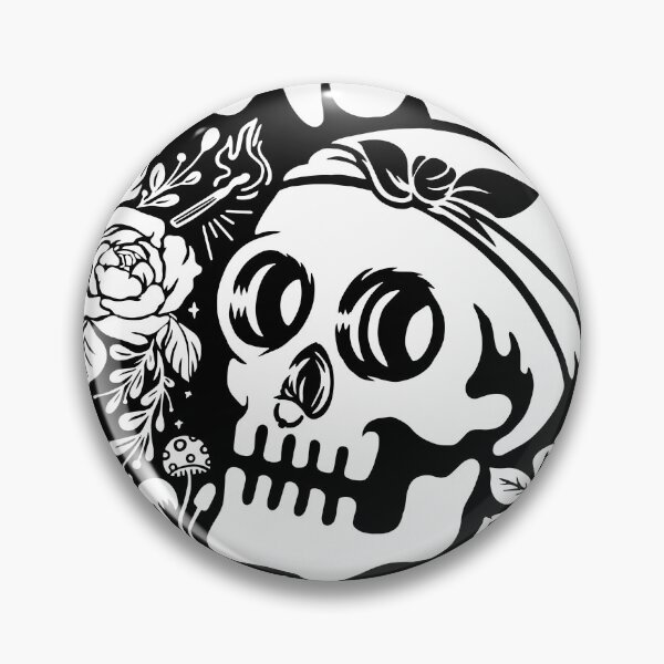 Item preview, Wanton Skull Fetish BDSM Rockabilly Floral Rope Bondage designed and sold by executey.