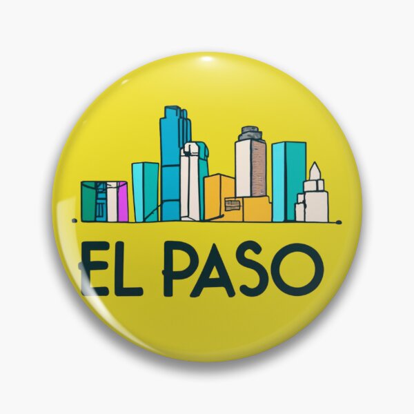 Item preview, El Paso, Texas | City Drawing Minimalist Style 2 designed and sold by CircinusStore.