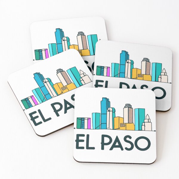 Item preview, El Paso, Texas | City Drawing Minimalist Style 2 designed and sold by CircinusStore.
