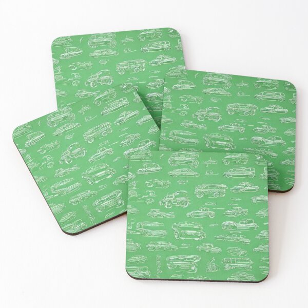 Item preview, Cars with green background designed and sold by RetseEster.