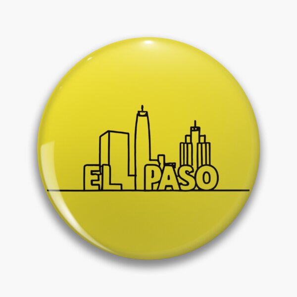 Item preview, El Paso, Texas | City Drawing Minimalist Style 3 designed and sold by CircinusStore.